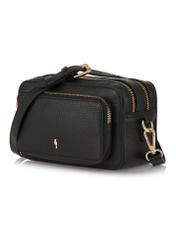 Black leather women's bag TORES-1036-99(Z24)-03