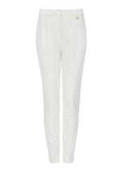 Women's cream-colored tailored pants SPODT-0090-12(W24)-04