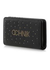 Black women's wallet with rhinestones POREC-0355-99(Z23)-03