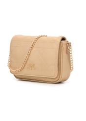 Beige small messenger bag TOREC-1254-1P(Z26), diagonal product view on a light background.