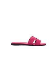 Women's fuchsia flip-flops BUTYD-0725D-5E(W26), side view of the product on a white background.