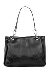 Black large women's handbag TOREC-0998-9F(W26), product view from the back on a white background.