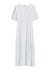 Long white floral dress SUKDT-0191-7P(W26)