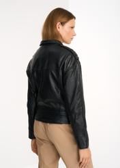 Women's oversize leather jacket KURDS-0386-1242(Z22)-04