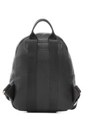 Black women's backpack TOREC-0996A-99(Z25), product view from the back on a white background.
