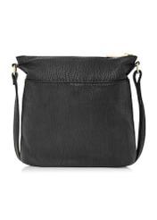 Black women's bag with zippers TOREC-0847A-99(Z24)