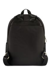 Compact women's backpack TOREN-0319-99 (Z25), product view from the back on a white background.