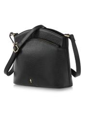 Black leather handbag for women TORES-0955-99(Z23)-02