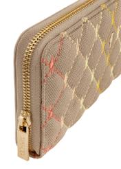 Large women's quilted wallet POREC-0381-15(W24)-07