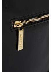 Black women's handbag TOREC-0003J-98(Z25), close-up of the product detail, view on a white background.