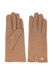 Camel woolen women's gloves REKDT-0027A-24(Z25)