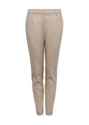 Beige women's pleated trousers SPODT-0090-82(W25)-05