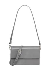 Smooth graphite women's handbag TORES-1437-9D(Z26). Front view on a white background.