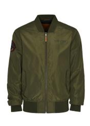 Olive colored men's bomber jacket TOP GUN KURMT-0352-57(W24).-06