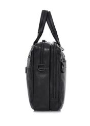 Large black leather briefcase for men TORMS-0416-99(W24)-05