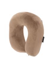 Beige soft headrest AW-014-0004-1B(W26), diagonal product view on a white background.