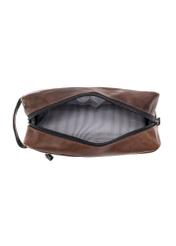 Brown leather men's cosmetic bag TORMS-0106B-79(Z24)-05