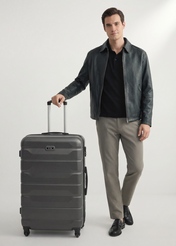 Large suitcase on wheels WALAB-0067-9B-28(W26)