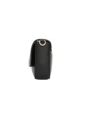 Black women's shoulder bag TOREC-1255-99(Z26). Side view on a white background.