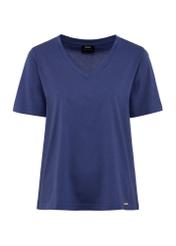 Blue basic women's t-shirt TSHDT-0120-61(W25)-01