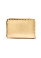 Medium women's leather wallet in gold color PORES-0961-28(W25)