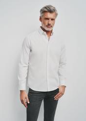 Men's white shirt KOSMT-0334-12(Z24)-02