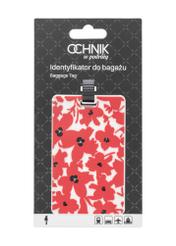 Luggage tag AW-012-0008-42(W25), front view of the product on a white background.