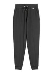 Women's trousers in black color SPODT-0108-99(W26), front view of the product on a light background.