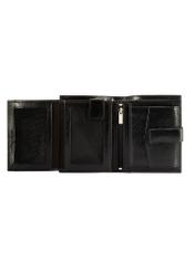 Large men's leather wallet PORMS-0678-99(W26), product view inside on white background.