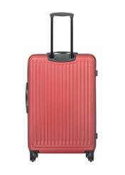 Large suitcase on wheels WALAB-0082-4B-29(W26), product view from the back on a white background.