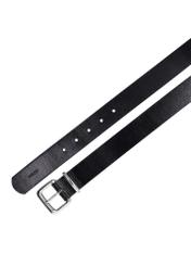 Women's leather belt PASDS-0312-99(Z24), product view from above on white background.