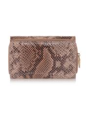 Croco women's leather wallet PORES-0801D-31(W23)-02