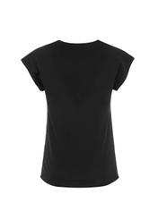 Czarna bluzka basic damska BLUDT-0075-99(W20)-02