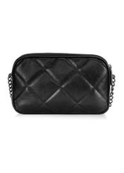 Roomy quilted black women's handbag TOREC-0955-99(Z24)-05