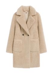 Women's fur coat with double-breasted clasp FUTDP-0018-81(Z25)