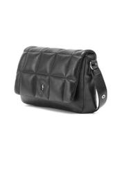 Black leather handbag TORES-1197-99(Z25), diagonal view of the product on a white background.