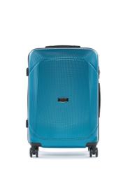 Medium suitcase on wheels WALPC-0014-7B-24(W26), front product view on white background.