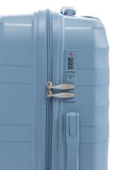 Medium suitcase on wheels WALPP-0024-7A-24(W26), view of the product lock on a white background.