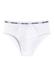 Three-pack of white men's briefs ZESMS-0003-0A(W26)
