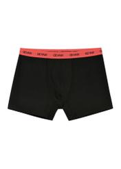 Three-pack of colorful men's boxer shorts ZESMB-0001A-15(KS), front product view on white background.