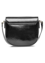 Black women's shoulder bag TOREC-1048-99(Z25), visible product from the back, view on a white background.