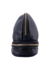 Black women's cosmetic bag TOREC-1348-9I(Z26), side view of the product on a white background.