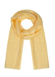 Yellow thin women's scarf SZADT-0197-21(W25)-01