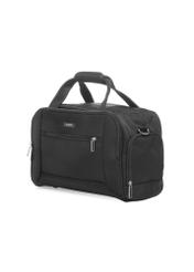 Black men's nylon bag TORMN-0420-99(W26), diagonal product view on white background.