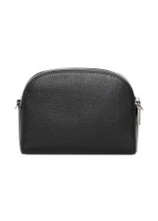 Small two-compartment leather women's handbag TORES-1349-9I(Z26), back view of the product on a white background.