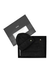 Viscose hat and scarf set ZESTD-0012-99(Z25) - front product view on white background.