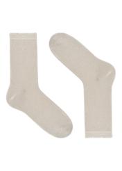 Set of shiny women's socks ZESDT-0038-15(Z25), view of one pair of the product on a white background.