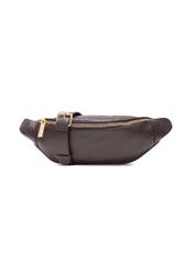 Brown women's waist bag TORES-1137A-89(Z25), front product view on white background.