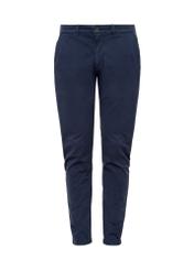 Navy blue men's trousers SPOMT-0103-68(W25), front product view on white background.