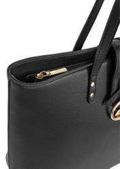 Black women's shopper bag TOREC-0937A-99(W25)-06